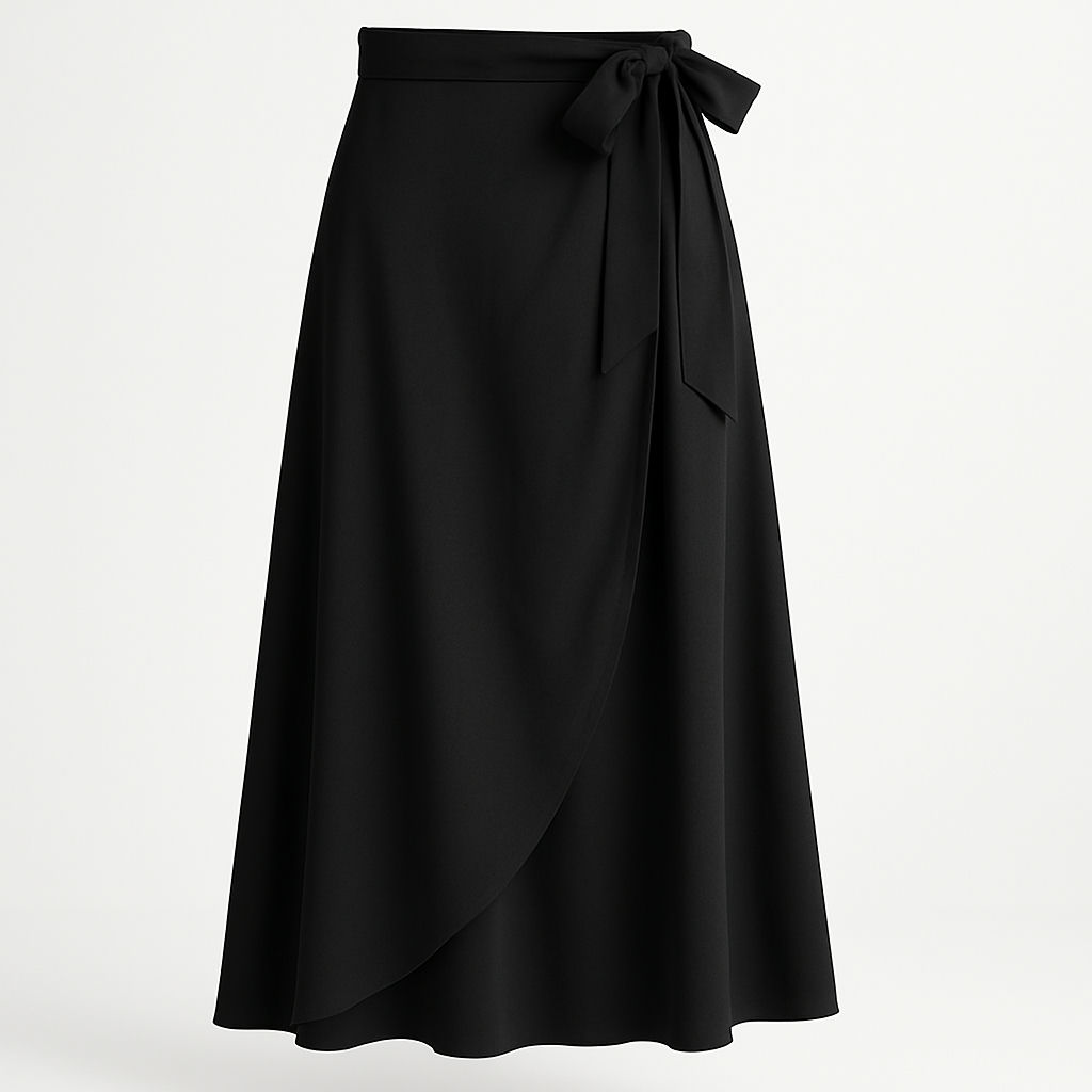 Midi Skirt — Black, 36