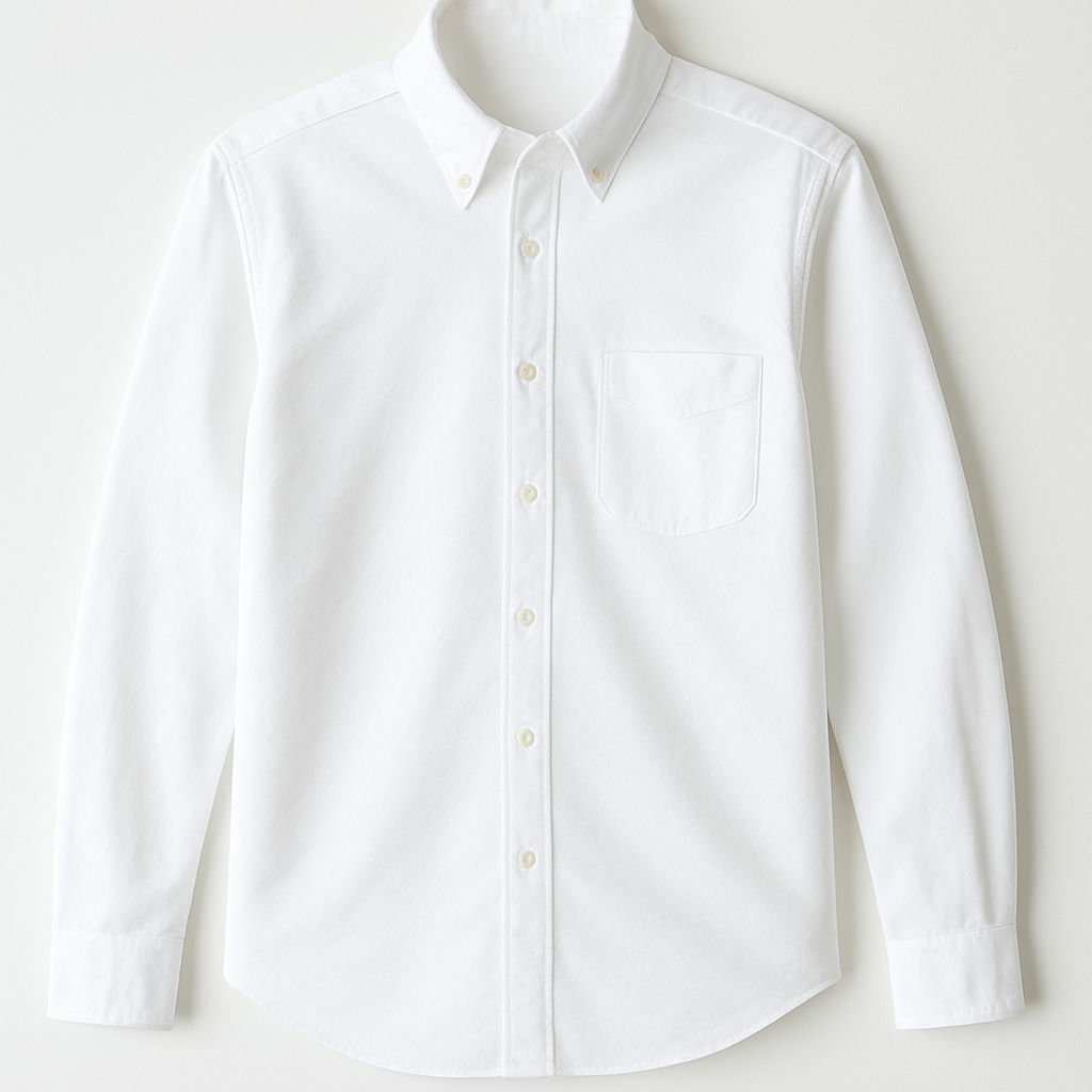 Oxford Shirt — White, XXL