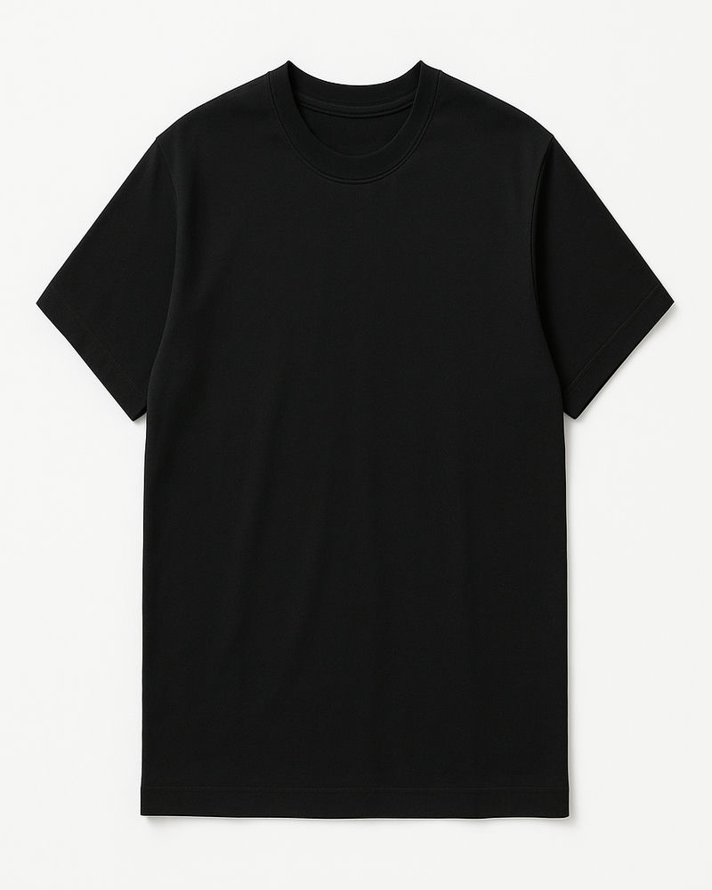 Minimal Tee — Black, M
