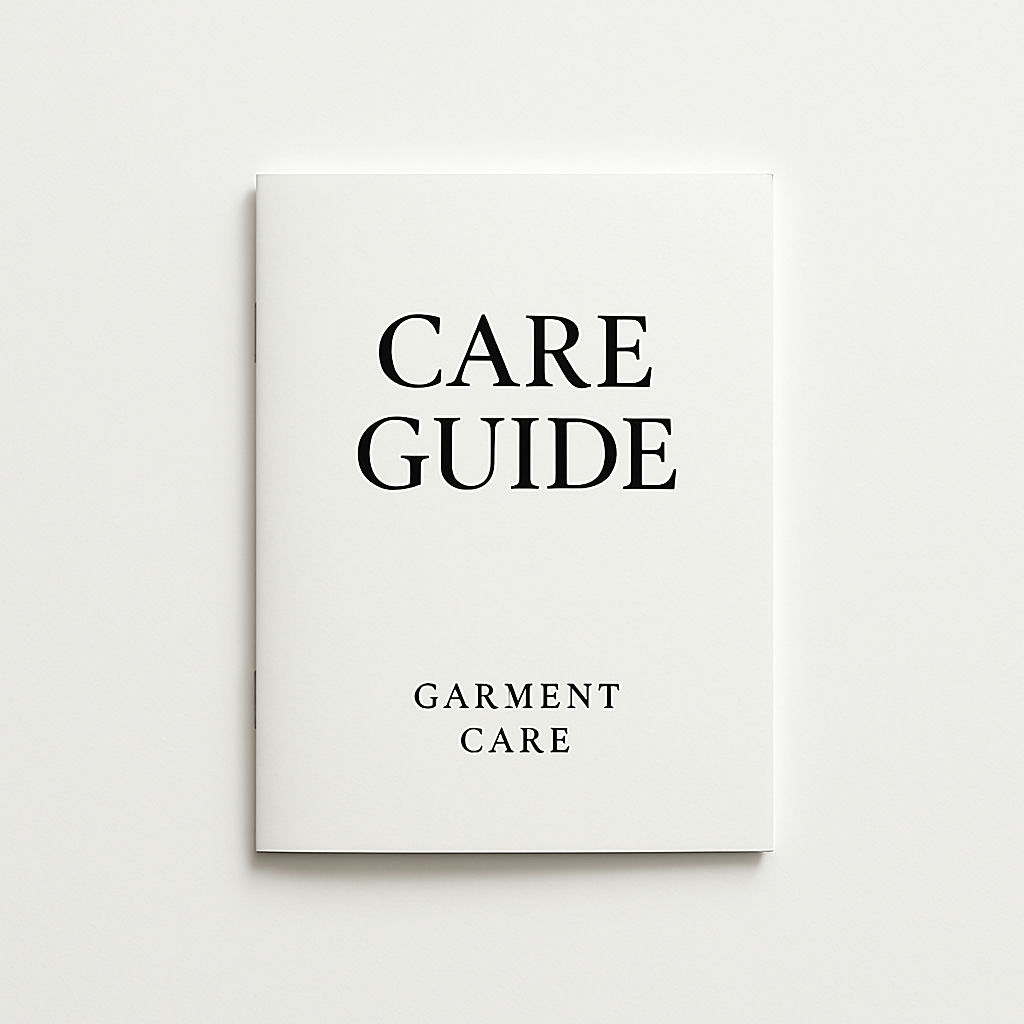 Garment Care Guide (PDF)